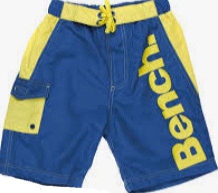 /Badehose Kinder Jungen Sarango Bench NEU gelb/blau Boardshort Turner Boys |