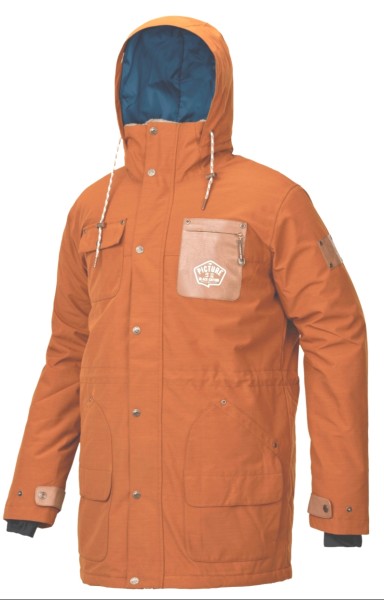 Picture Organic Clothing DANN Ski/Snowboard/Street Jacket Herren brown NEU