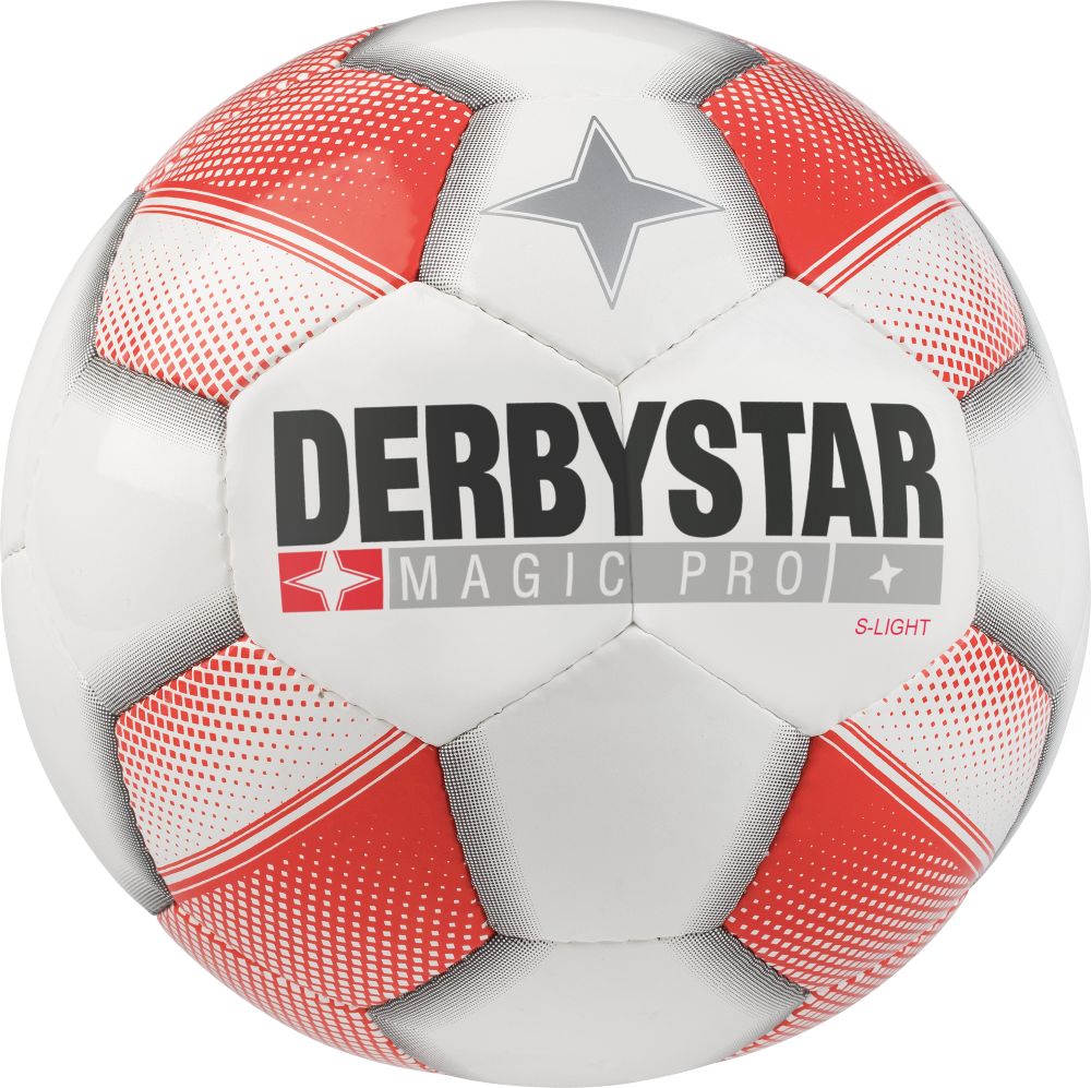 Derbystar Apus Pro S-Light 290 Gramm Jugend Fußball weiß/rot 1719 