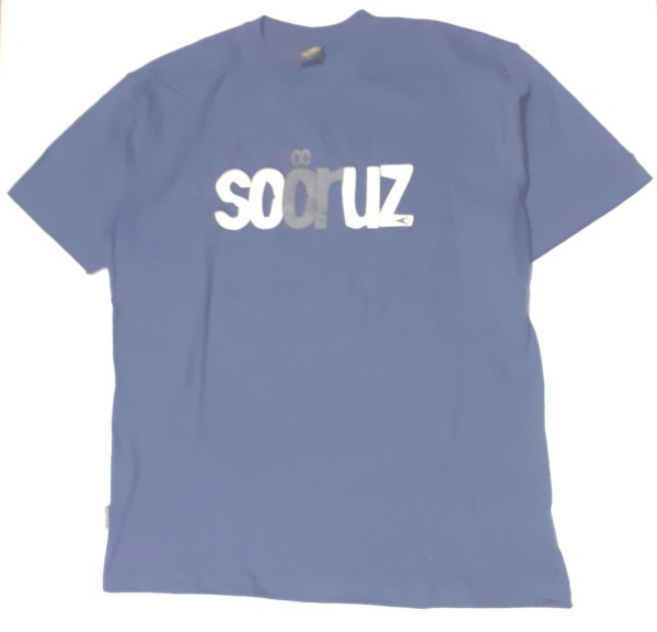 SOÖRUZ T-Shirt LOGO blue (b-blue ) mit Druck Herren NEU