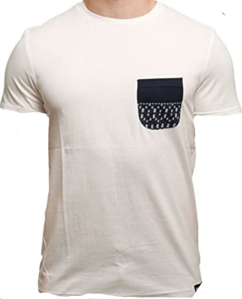 Element T-Shirt Rines naturweiß mit Brusttasche Herren