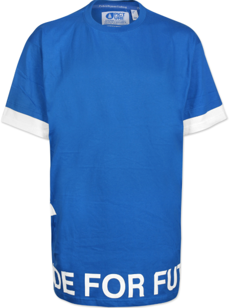 Picture Organic Clothing ANDY Tall Tee Shirt blue Boardershirt Herren NEU