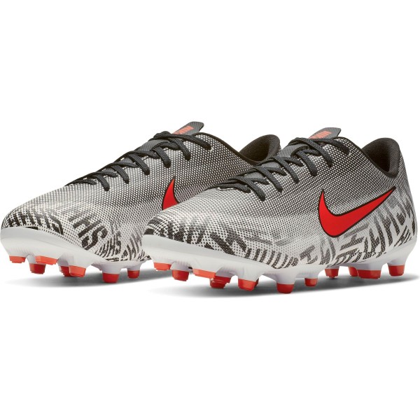 Nike Vapor 12 Acedemy GS NJR FG/MG Fußballschuhe Kinder grau weiß rot