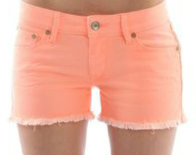 ROXY Lovin Colors Shorts Damen neon coral NEU