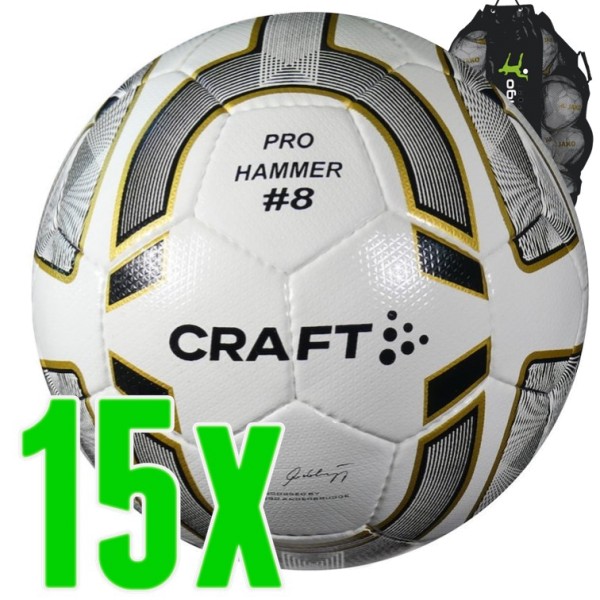 15er Ballpaket Craft Fußball Spielball Matchball Pro Hammer