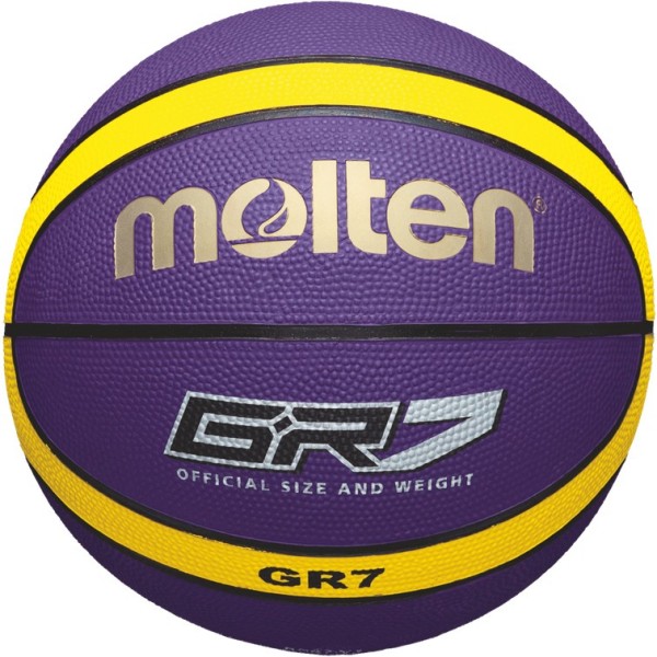 Molten Basketball Trainingsball lila gelb