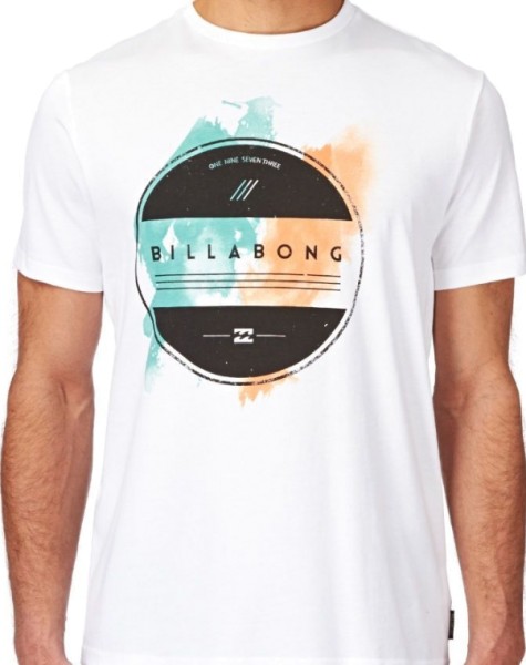 BILLABONG T-Shirt "Allusion" weiß mit Druck Herren NEU