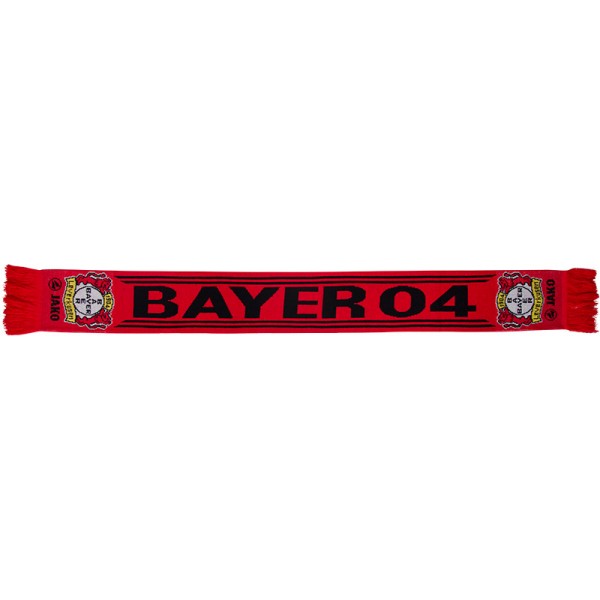 JAKO Bayer 04 Leverkusen Fan-Schal rot "Bayer 04" 