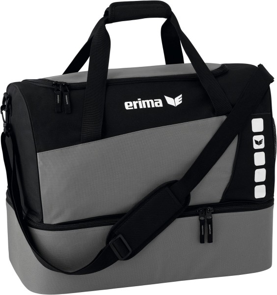 Erima Club 5 Line Sporttasche mit Bodenfach grau