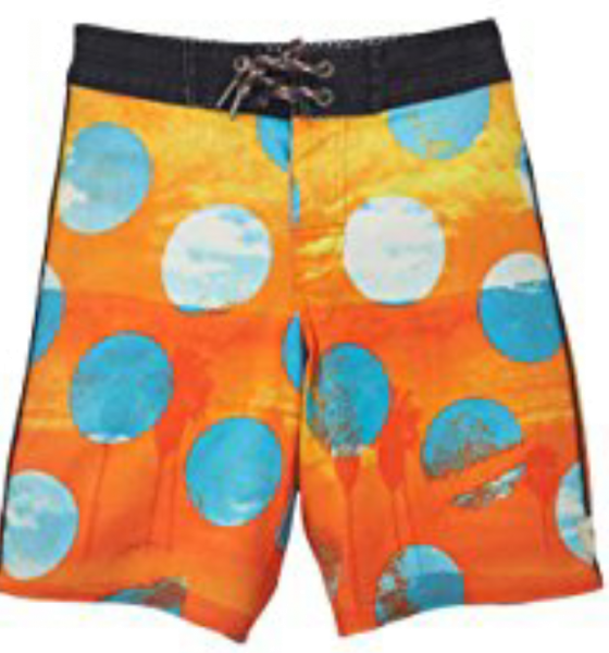 Rip Curl Mirage Golden State19 4-Way Stretch Boardshort orange/bunt Herren NEU 