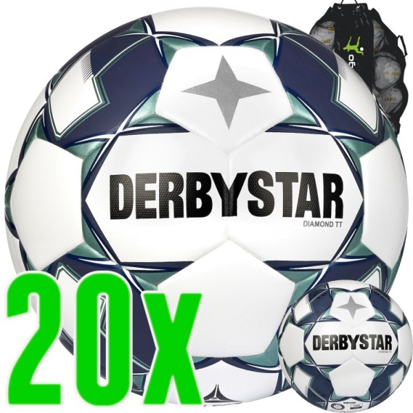 20er Ballpaket Derbystar Diamond TT DB Trainingsfußball