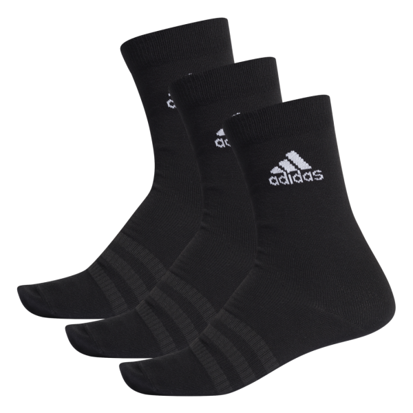 Adidas Socken schwarz Light Crew 3PP