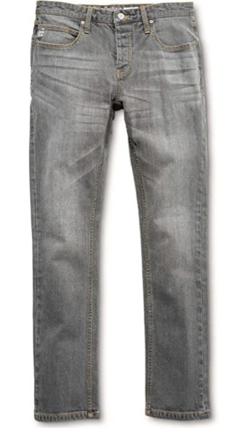 Etnies E1 Slim Denim Jeans worn black Hose Herren 