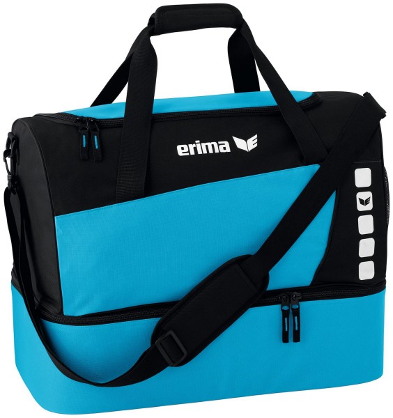 Erima Club 5 Line Sporttasche mit Bodenfach hellblau