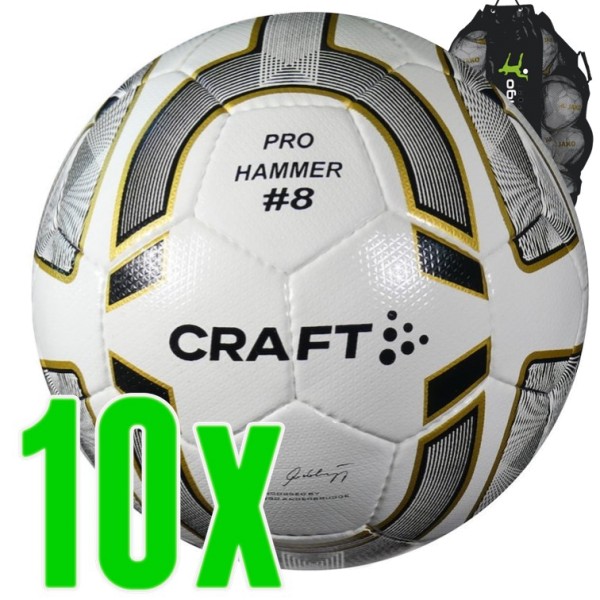 10er Ballpaket Craft Fußball Spielball Matchball Pro Hammer
