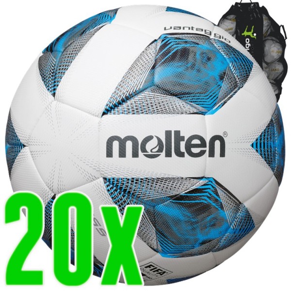 20er Ballpaket Molten Fußball Top Trainingsball 3555-K