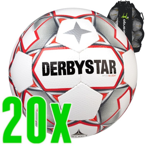 20er Ballpaket Derbystar Apus S-Light Fußball