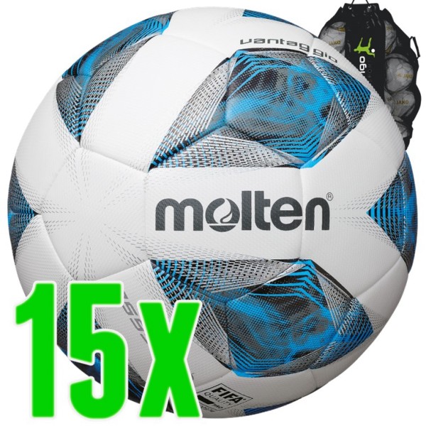 15er Ballpaket Molten Fußball Top Trainingsball 3555-K