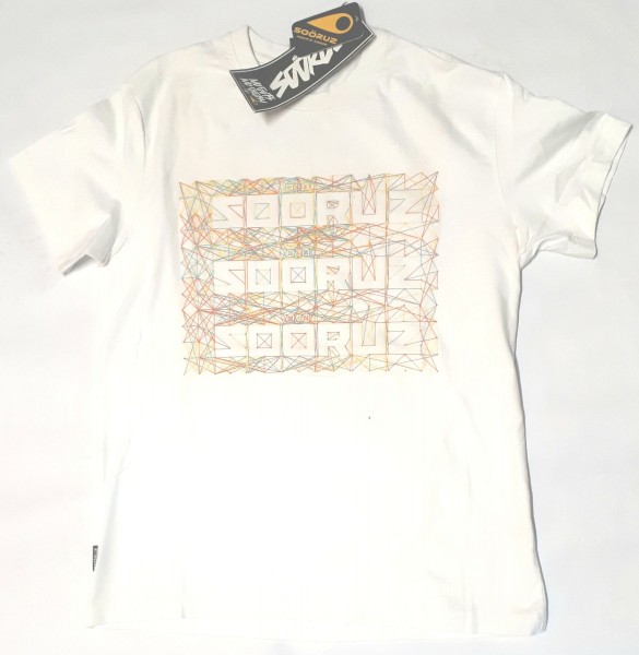 SOÖRUZ T-Shirt FIL (b-white ) mit Druck Herren NEU
