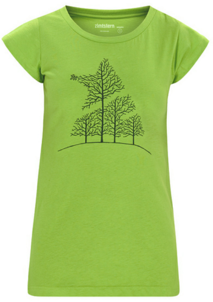 Zimtstern TSW Treesome T-Shirt lime green Damen NEU