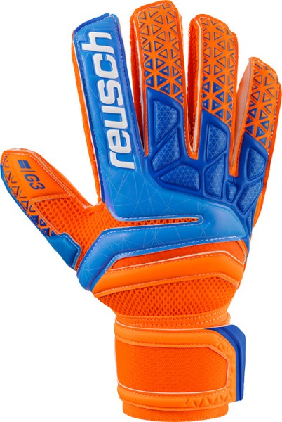 Reusch Torwarthandschuhe Prisma Prime G3 Finger Support orange blau