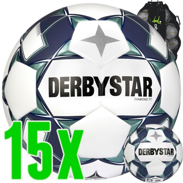 15er Ballpaket Derbystar Diamond TT DB Trainingsfußball