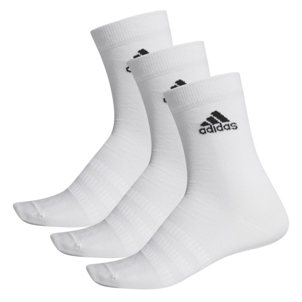 Adidas Socken weiß Light Crew 3PP Herren