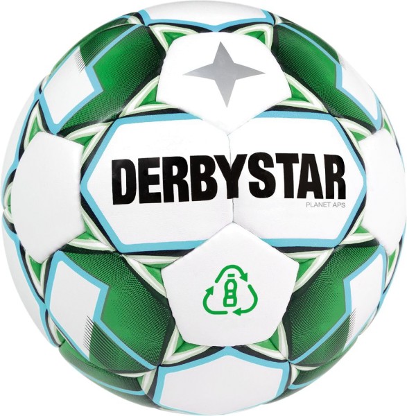 Derbystar Planet APS recycelt und nachhaltig Fußball Spielball