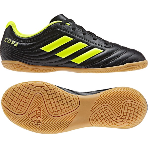 Adidas Copa 19.4 IN Hallenschuhe Kinder schwarz gelb