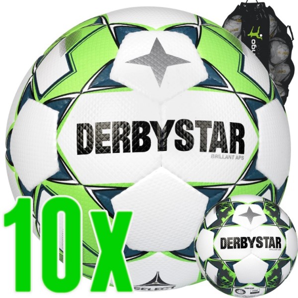 10er Ballpaket Derbystar Brillant APS Spielball