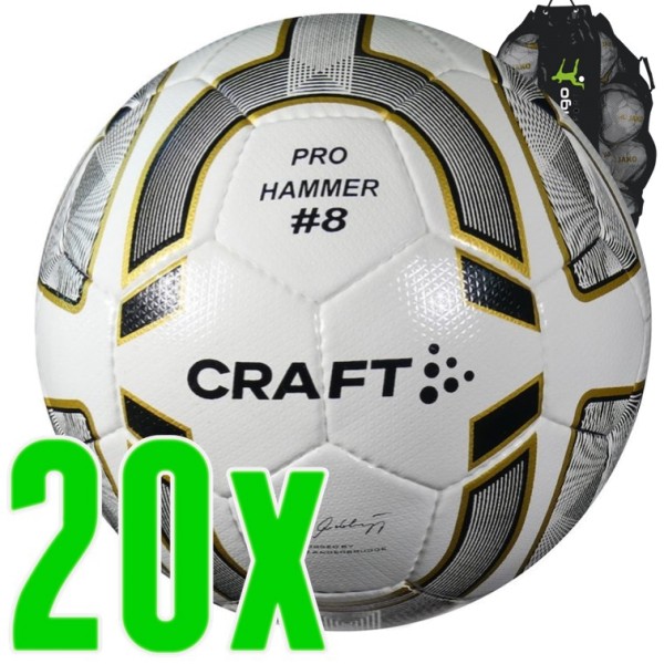 20er Ballpaket Craft Fußball Spielball Matchball Pro Hammer