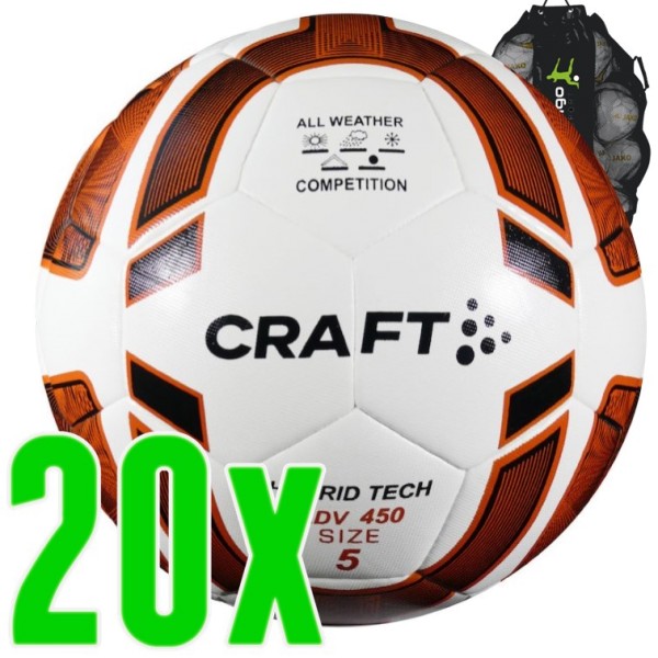 20er Ballpaket Craft Fußball Trainingsball Hybrid Exclusiv