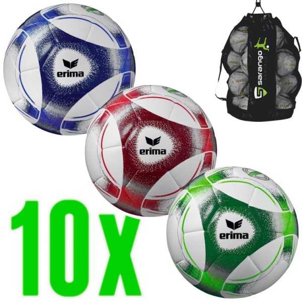 10er Ballpaket Erima Hybrid Fussball Training 2.0