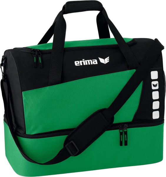 Erima Club 5 Line Sporttasche mit Bodenfach dunkelgrün