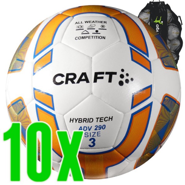 10er Ballpaket Craft Kinder Fußball Hybrid Exclusiv