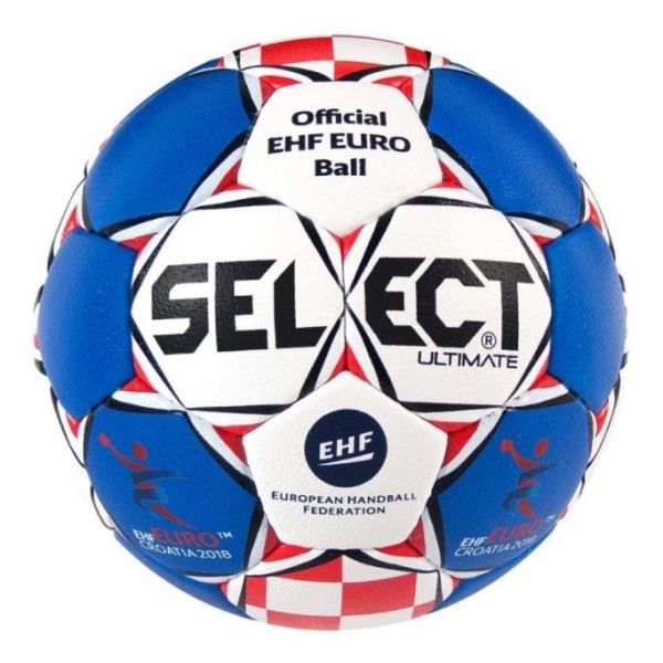 Select Ultimate Replica EHF Euro 2018 blau weiß rot