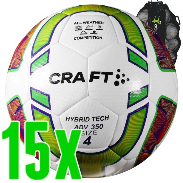 15er Ballpaket Craft Kinder Fußball Hybrid Exclusiv